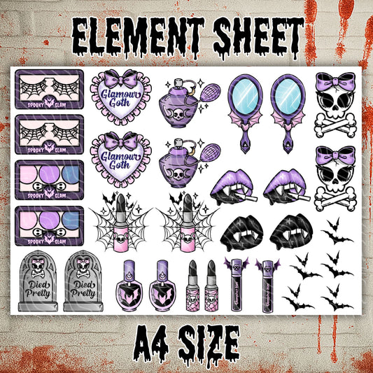 Glamour Goth | UV DTF Decal