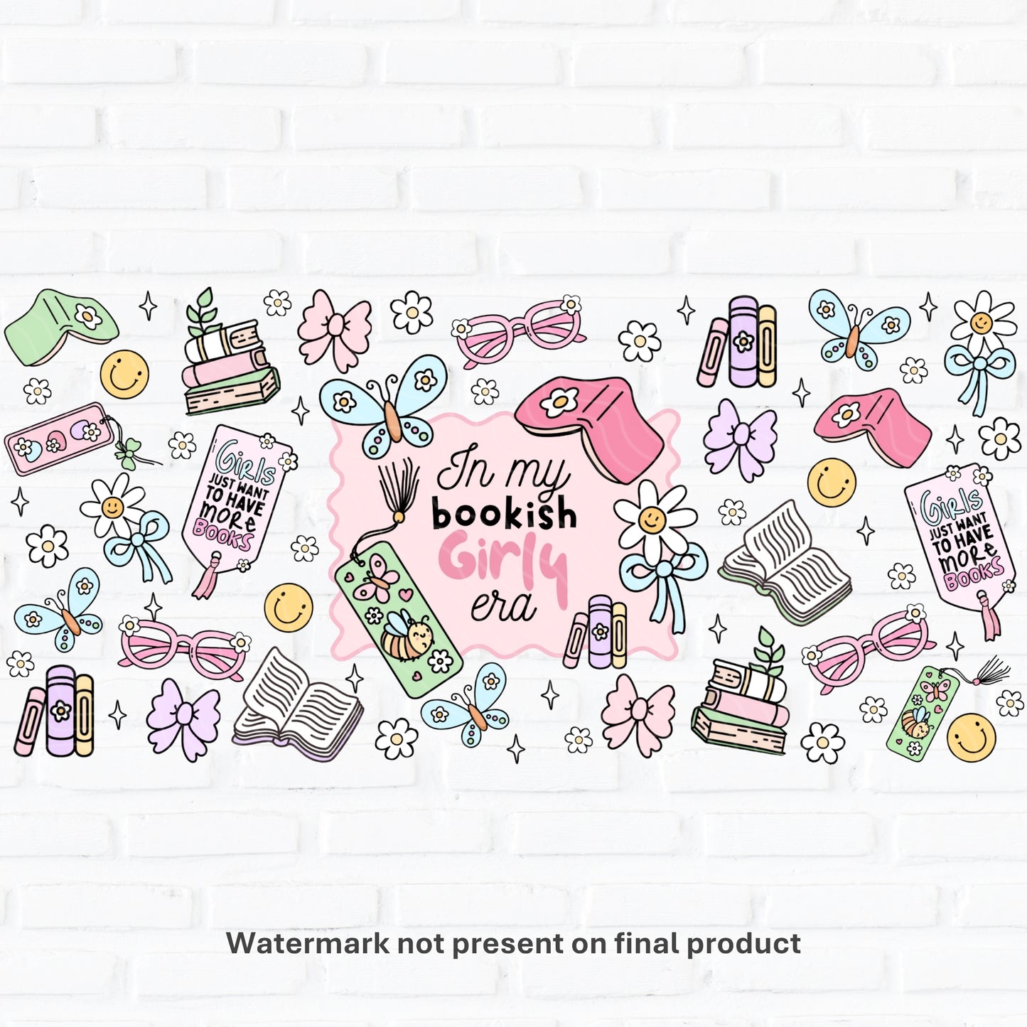 Bookish Girly Era | UV DTF Wrap