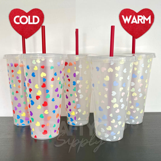 colour changing cold cups valentines day
