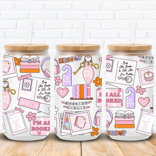 All Booked | UV DTF Wrap