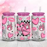 valentines day uv dtf transfers for cans