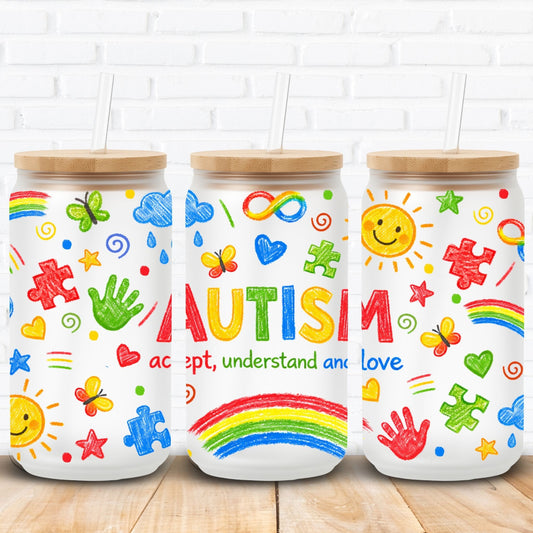 Autism Crayon | UV DTF Wrap