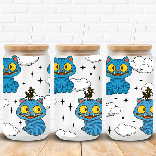 Blue Cat | UV DTF Wrap