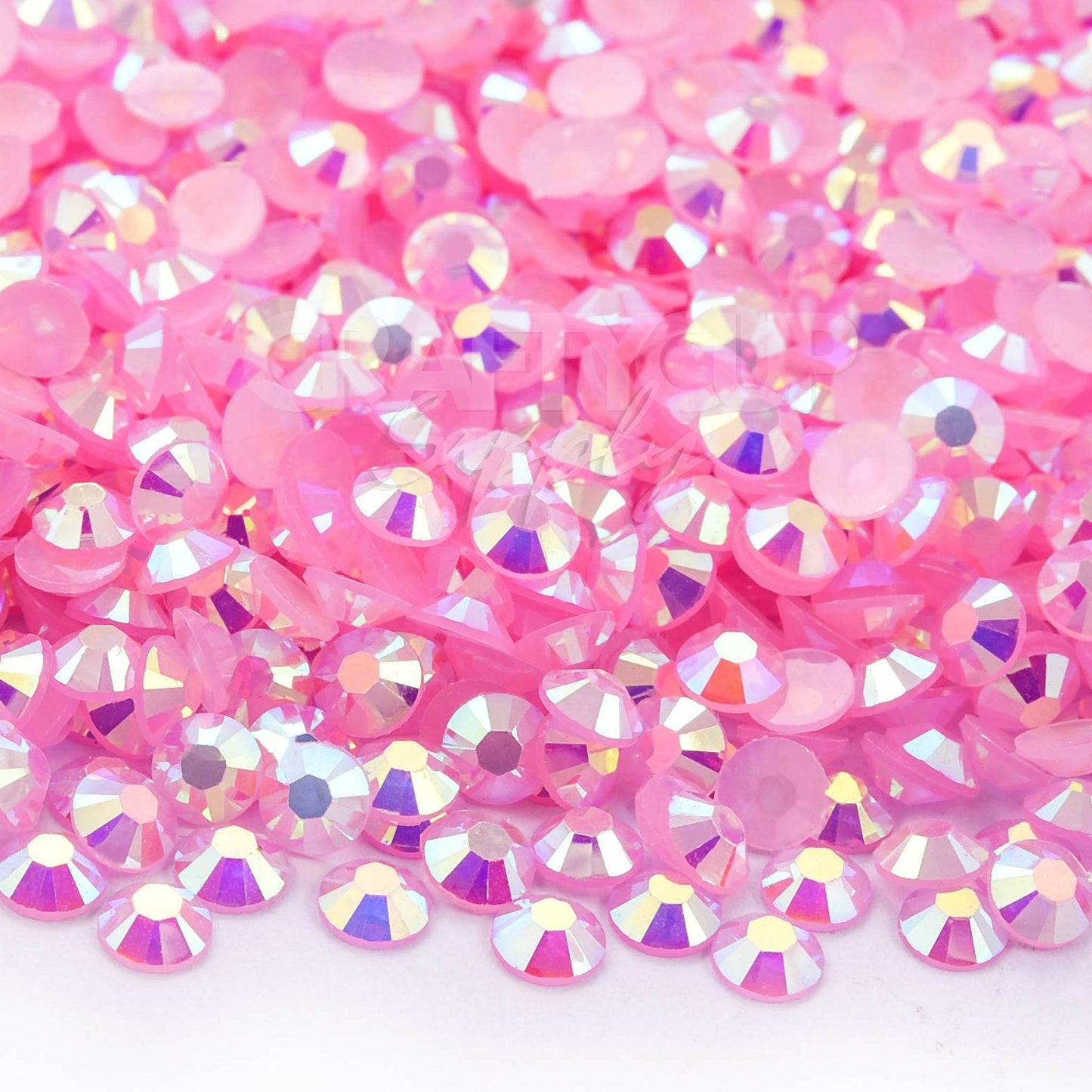 pink rhinestones flat backs