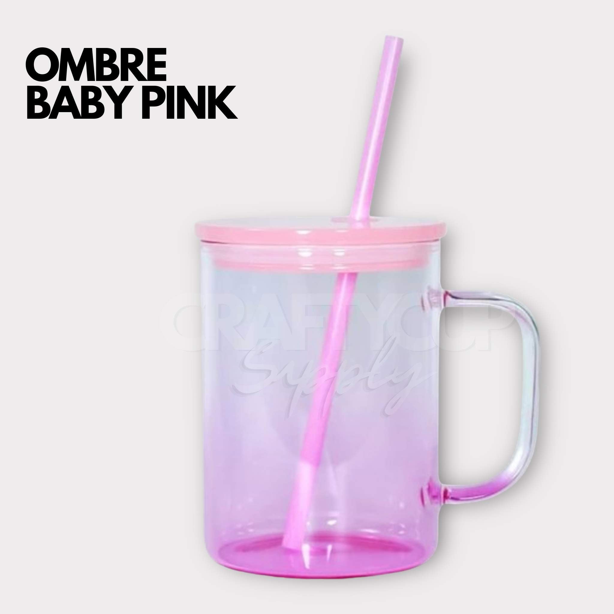 Ombre 17oz Glass Mug