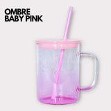 Ombre 17oz Glass Mug