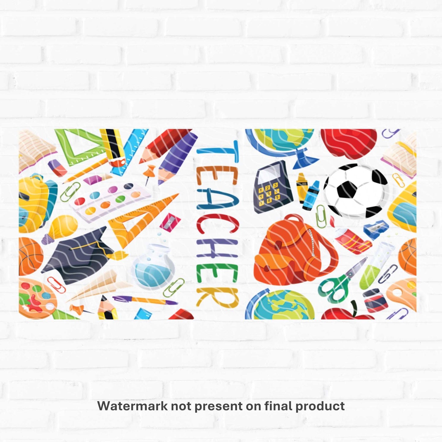 teacher uv dtf wraps uk 16oz