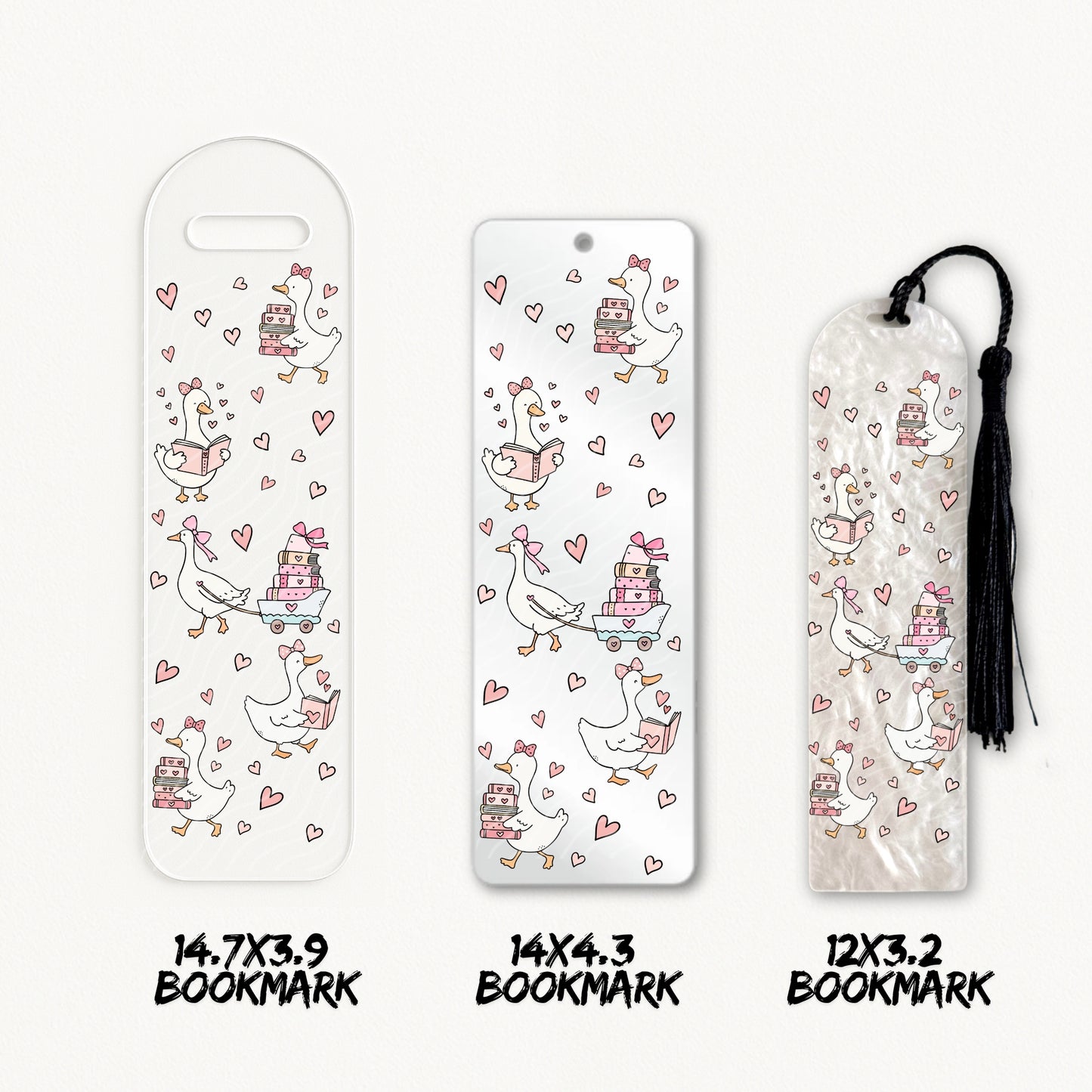 Romance Goose | Bookmark UV DTF