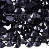 jelly black rhinestones with flat backs