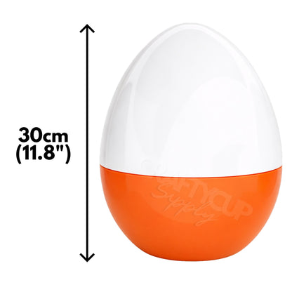 giant jumbo large plastic eggs for easter crafting, fillable eggs for chocolate easter eggs, perfect blanks for crafters.  Apply uvdtf or vinyl personalisation.