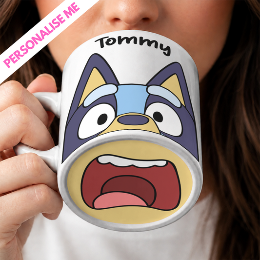 Dog Big Mouth | Personalised UV DTF