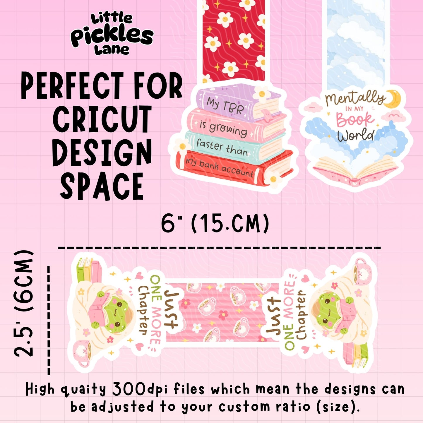 Bookish Quotes Magnetic Bookmark Bundle | Digital Download