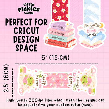 Bookish Quotes Magnetic Bookmark Bundle | Digital Download