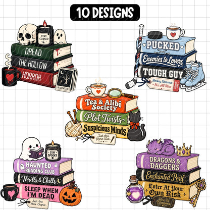 Book Stack Clipart Bundle | Digital Download