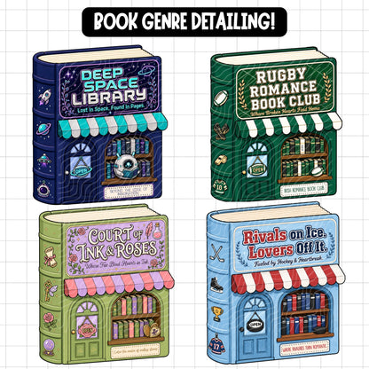 Book Shop Clipart Bundle | Digital Download