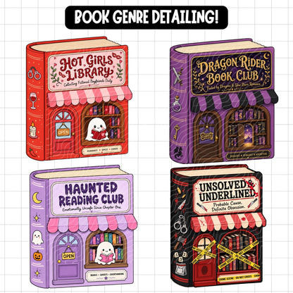 Book Shop Clipart Bundle | Digital Download