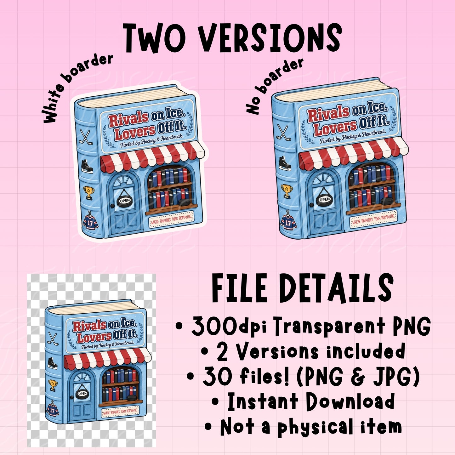 Book Shop Clipart Bundle | Digital Download