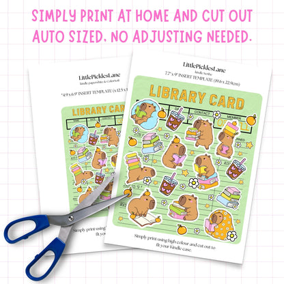 Bookybara Club Kindle Insert | Digital Download