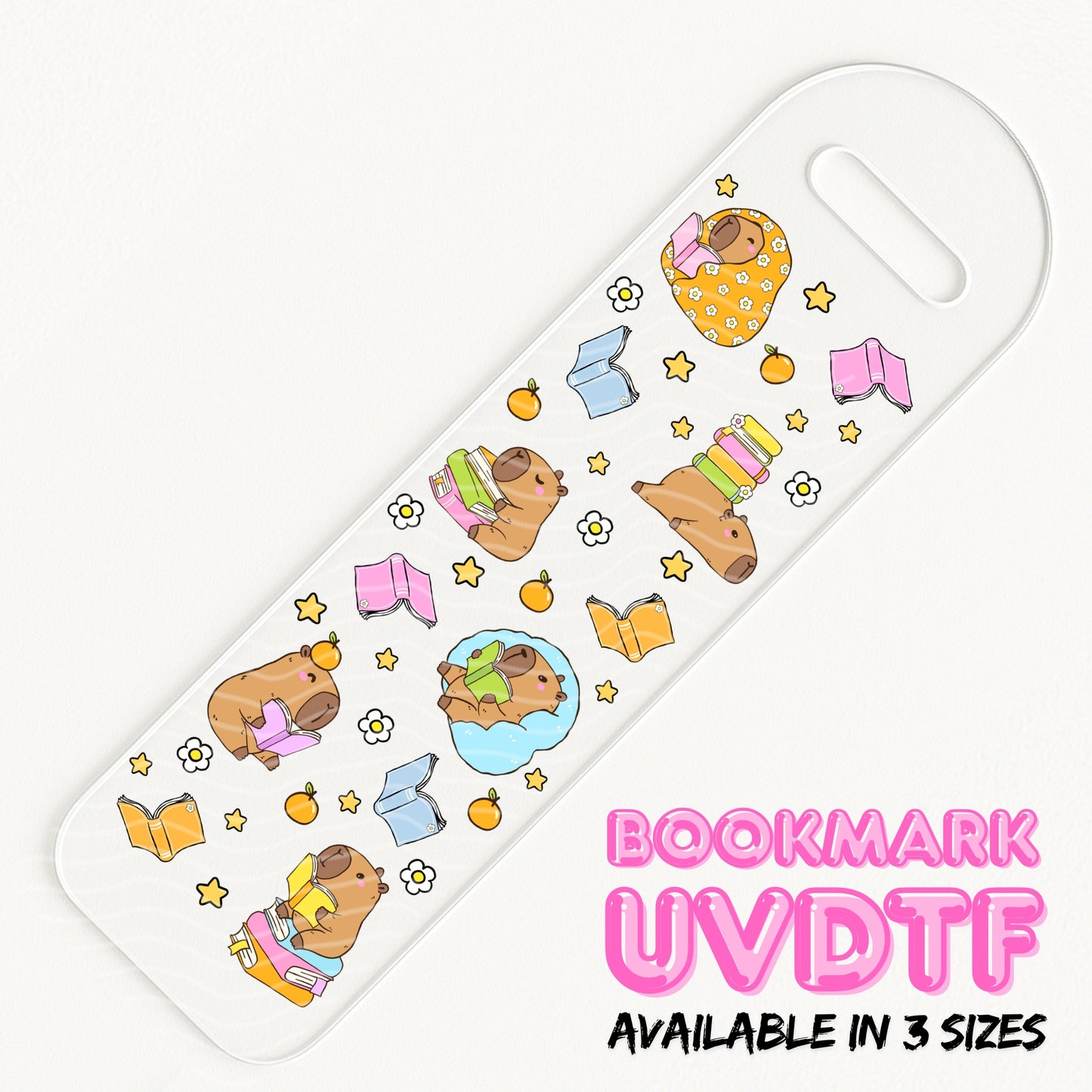 Bookybara Club | Bookmark UV DTF