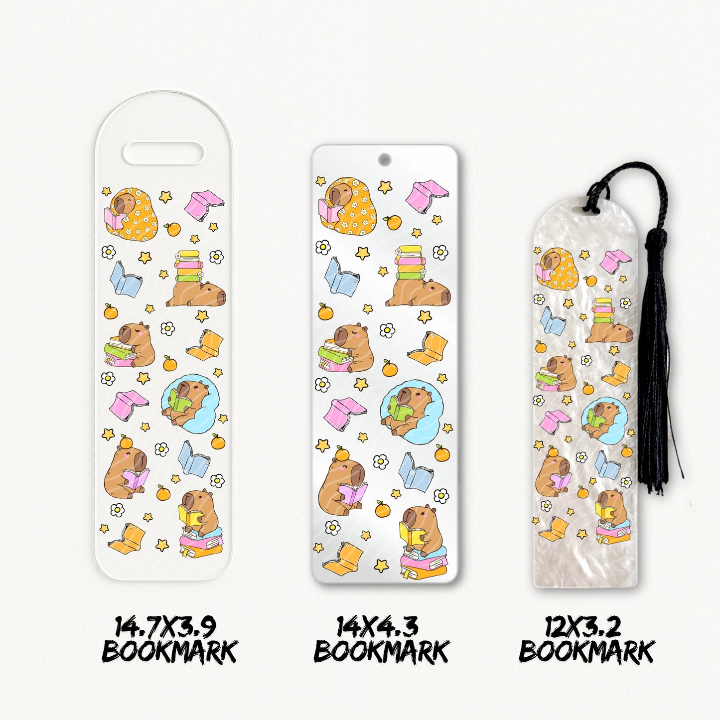 Bookybara Club | Bookmark UV DTF