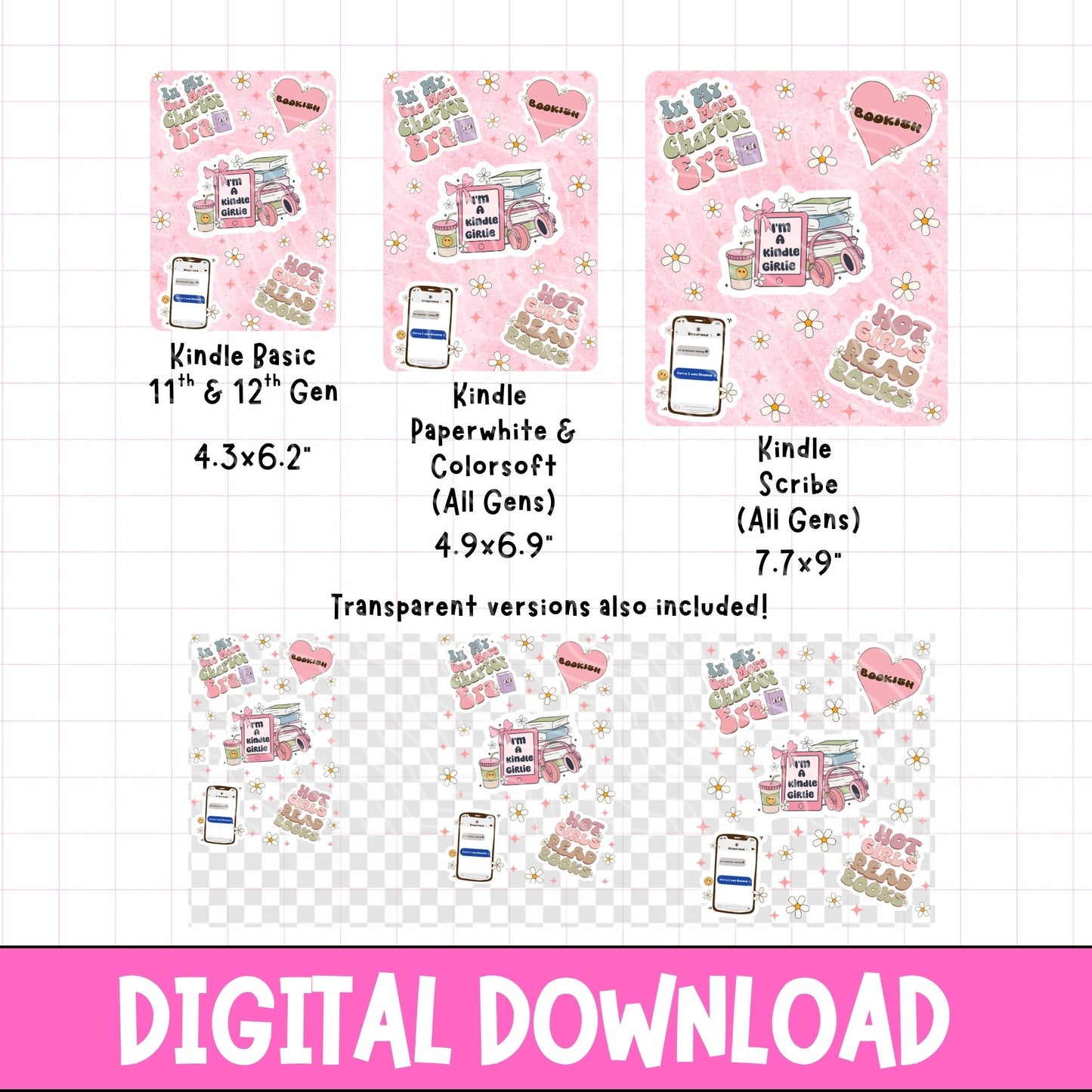 Kindle Girlie | Digital Download