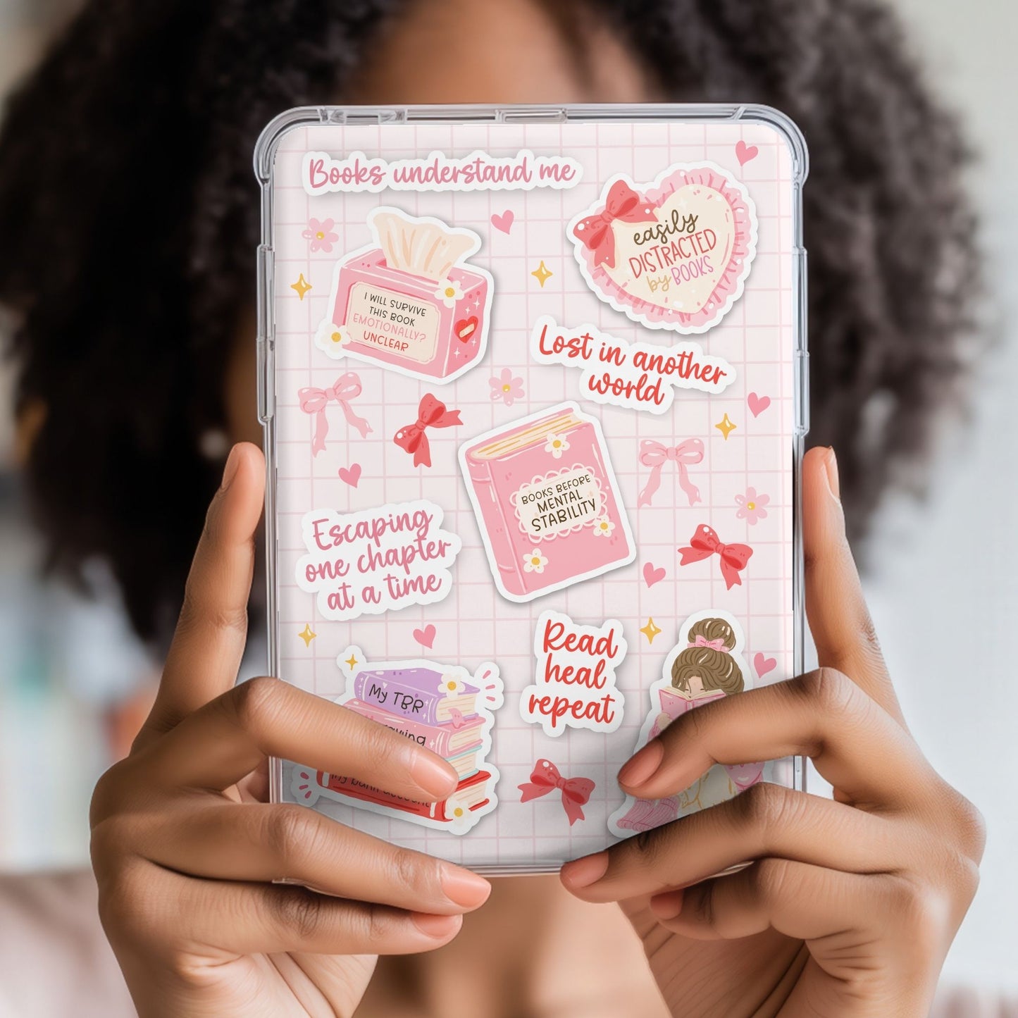 Bookish Girly Kindle Insert | Digital Download