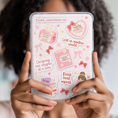 Bookish Girly Kindle Insert | Digital Download