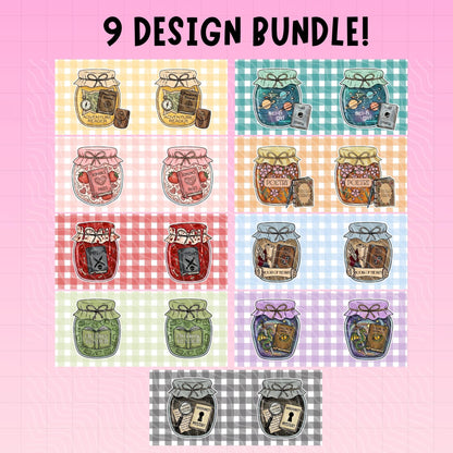 Bookish Jam Jar Mug Bundle | Digital Download