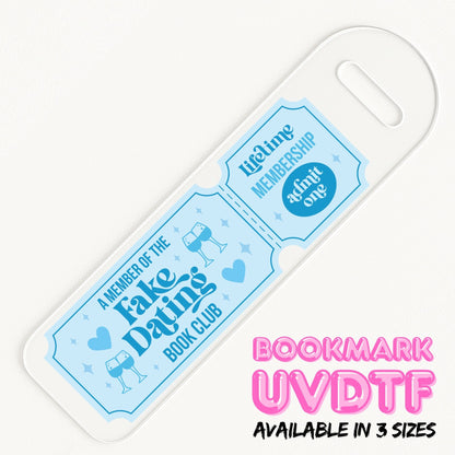 Fake Dating Ticket | Bookmark UV DTF