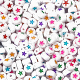 acrylic letter bead stars for bracelets