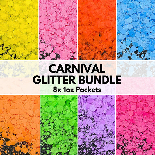 Carnival Matte Glitter Bundle (8x 1oz)