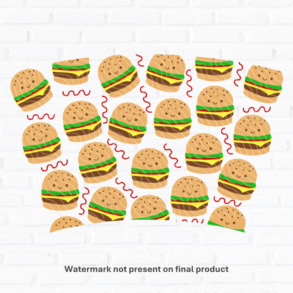 Burger | UV DTF Wrap