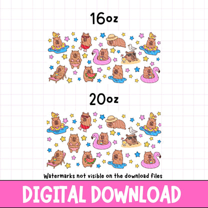 Capybara Holiday | Digital Download