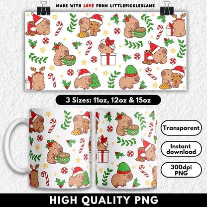 Capybara Christmas | Digital Download