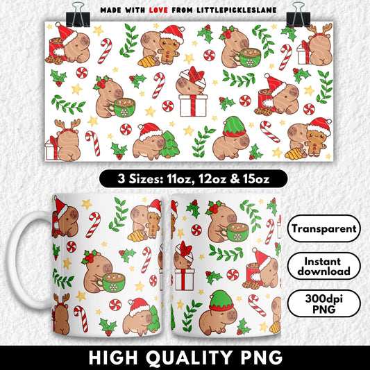 Capybara Christmas | Digital Download