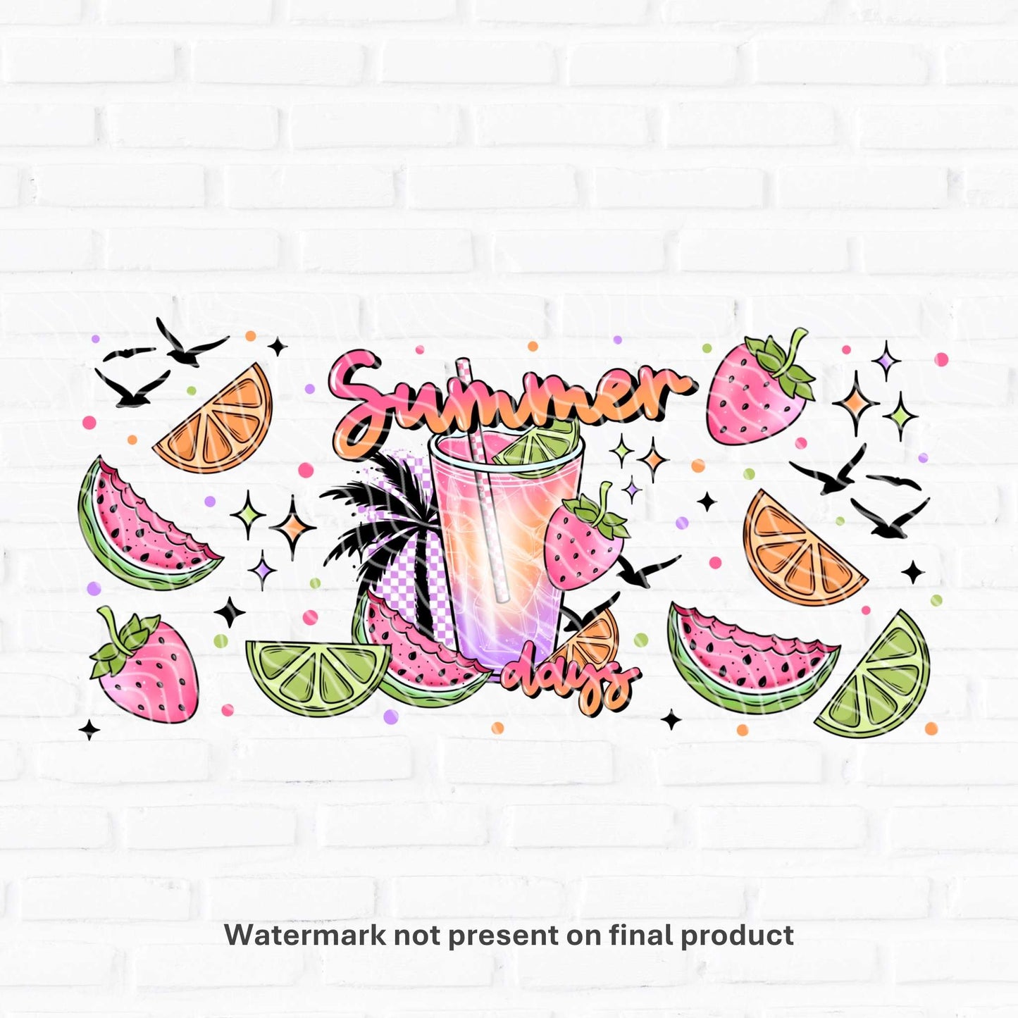 Summer Days | UV DTF Wrap