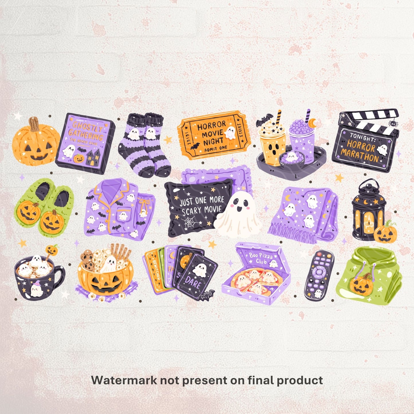 Halloween Sleepover | UV DTF Wrap