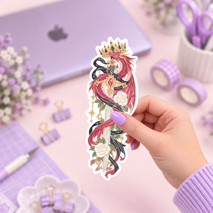 Dragon Sword | Bookmark UV DTF
