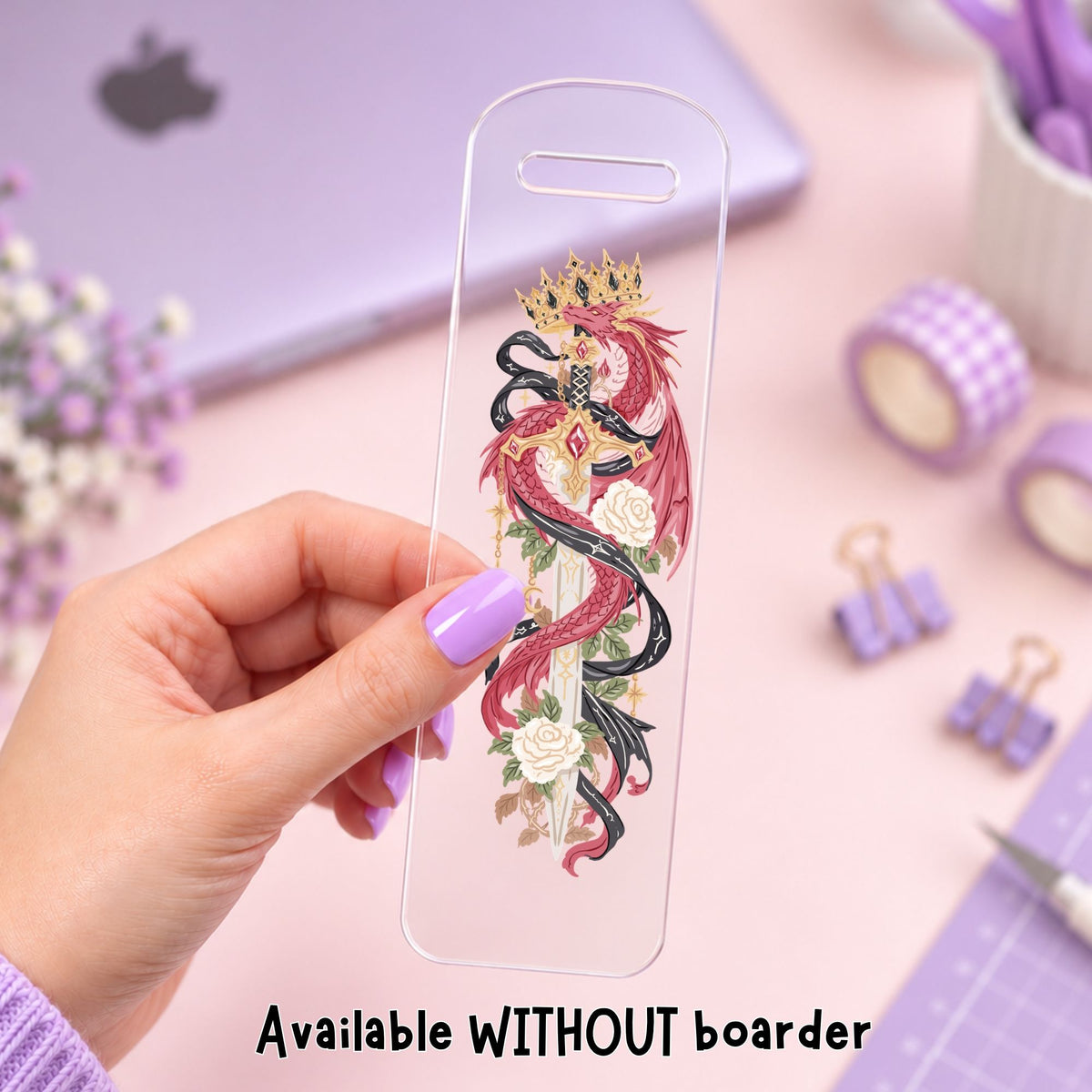 Dragon Sword | Bookmark UV DTF