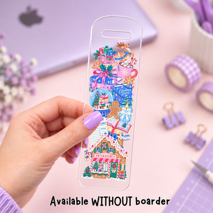Gingerbread Bookstore | Bookmark UV DTF