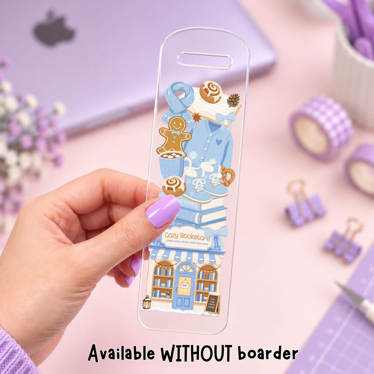 Cozy Bookstore | Bookmark UV DTF