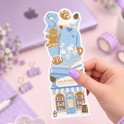 Cozy Bookstore | Bookmark UV DTF