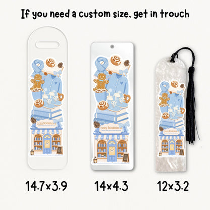 Cozy Bookstore | Bookmark UV DTF