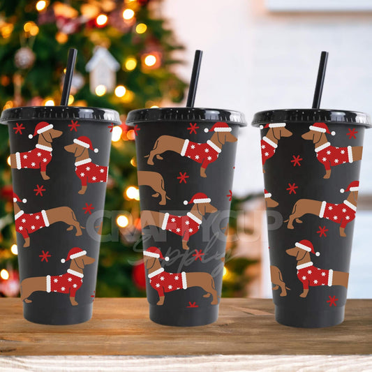 christmas cold cup wrap