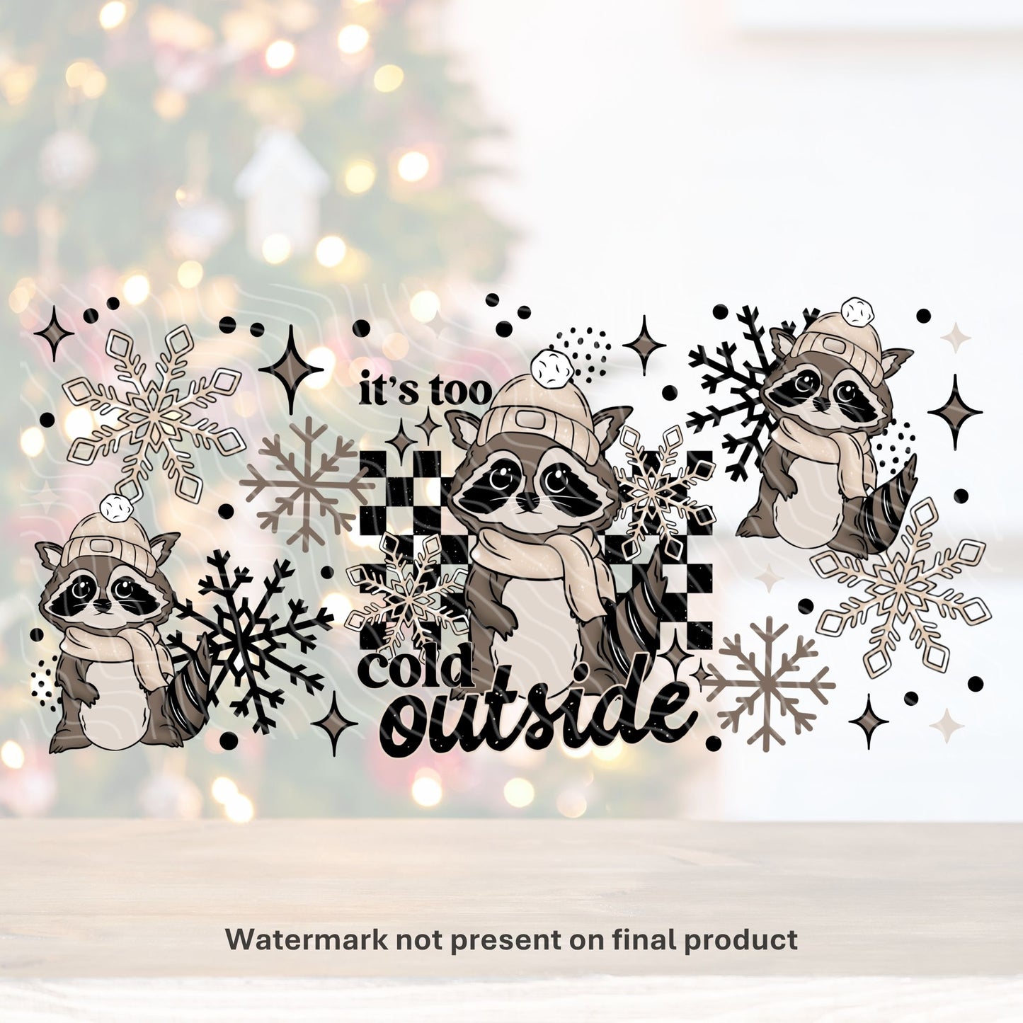 It's Cold Outside | UV DTF Wrap