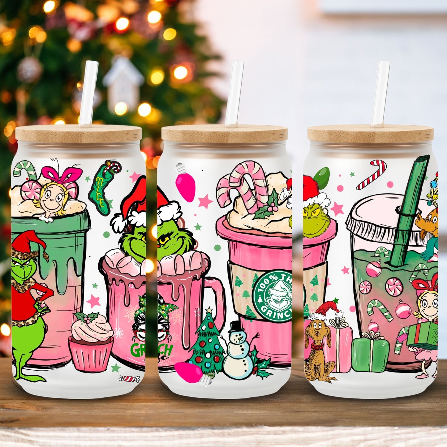 Grinchmas Coffee | UV DTF Wrap