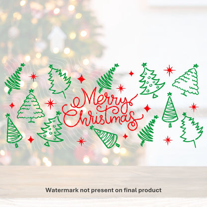 Merry Christmas | UV DTF Wrap