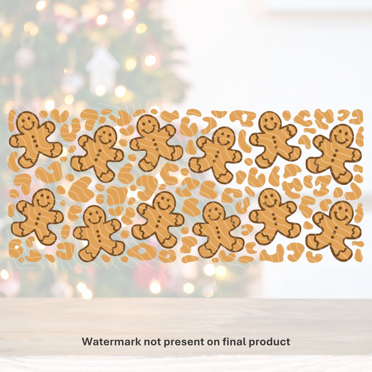 Gingerbread | UV DTF Wrap