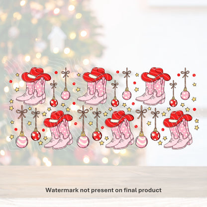 Cowboy Christmas | UV DTF Wrap
