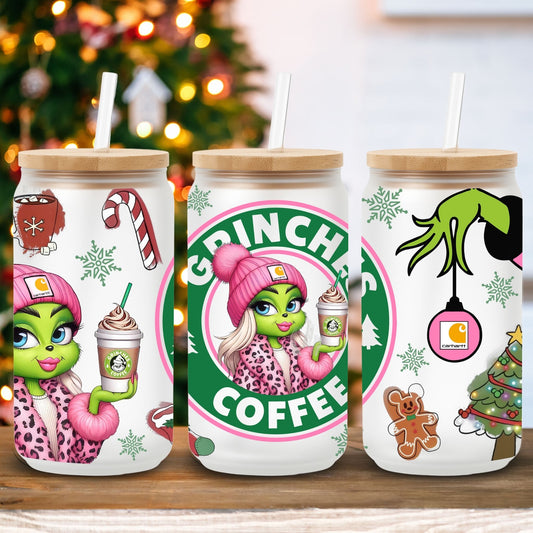 Grinches Coffee | UV DTF Wrap
